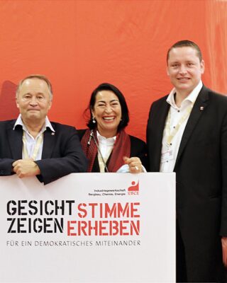 Gerald Voigt, Marion Hartmann und Norman Friske
